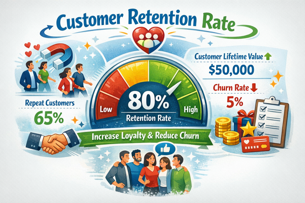 customer retention rate